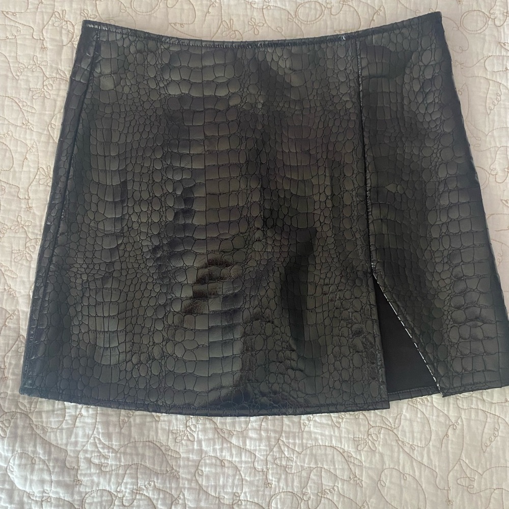 Snake skin skirt